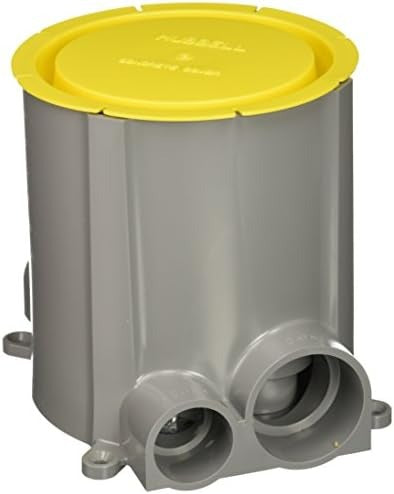 HUBBELL Hubbell S1PFB Floor Box Round PVC Non-metallic 100 cu. in. (2-Gang)