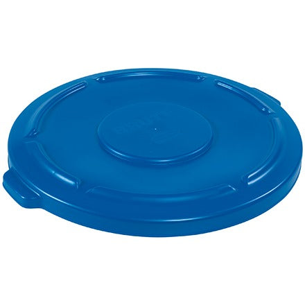 BSC PREFERRED Bsc Preferred RUB355LBLU Flat Lid Rubbermaid Brute Blue