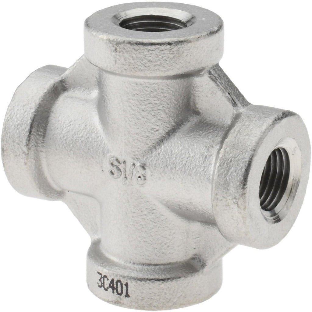 VALUE COLLECTION Value Collection 4+B1/8 Stainless Steel Cross Fitting Npt