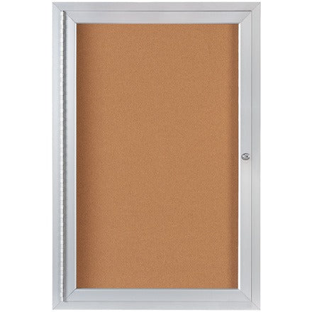 BSC PREFERRED Bsc Preferred BECA2436 Enclosed Cork Bulletin Board
