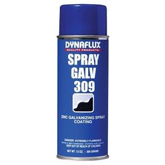 Dynaflux 309-16 Spray Galv Zinc Galvanizing Spray Flammable 16 oz Aerosol Can Case of 12