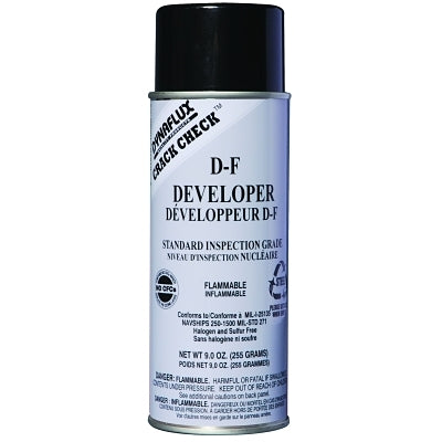 Dynaflux DF315-16 Visible Dye Penetrant Systems Developer Aerosol Can 16 oz