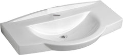 American Standard 0145501.020 Lucia White Wall-Hung Bathroom Lavatory Center Hole