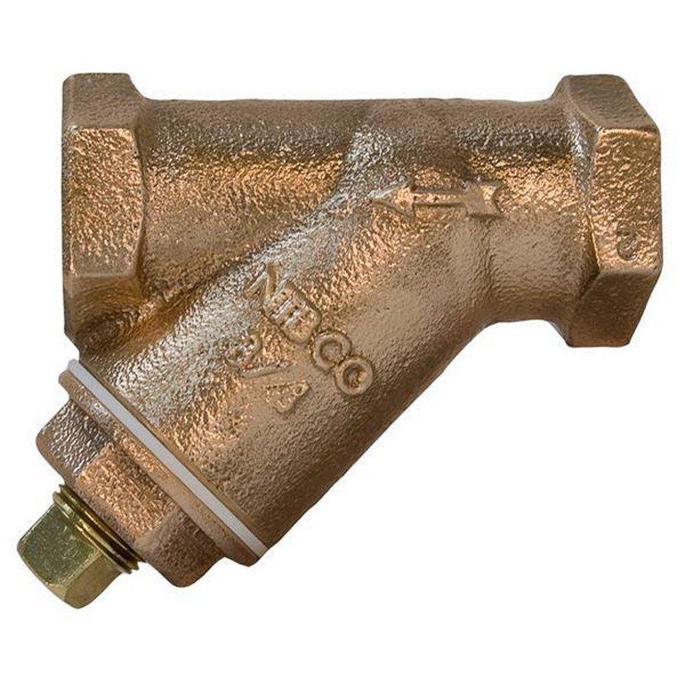 NIBCO NL2QA08 T-221-A 3/4 x 3/4 in. Bronze Threaded Mesh Strainer with Plug