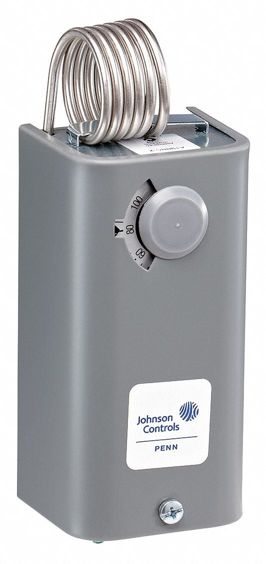 JOHNSON CONTROLS Johnson Controls A19BBC-2C Electromechanical T'stat 120/208/240 VAC (Each) Replaces White Rogers 201-16