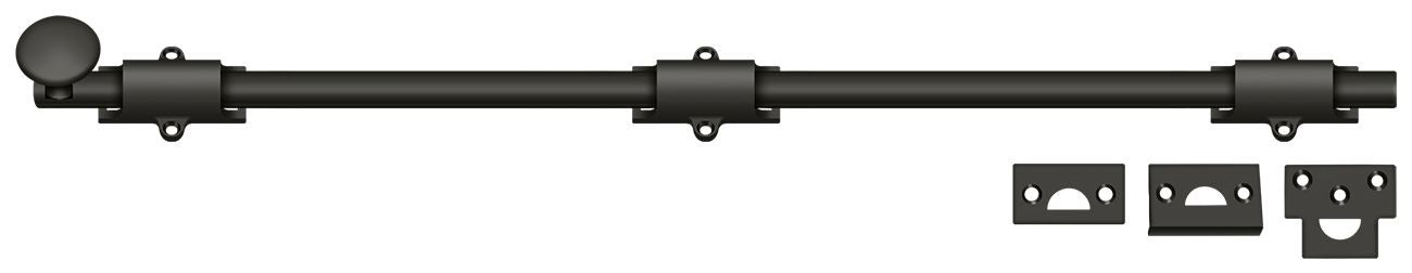 DELTANA Deltana 24SB10B Surface Bolt Heavy Duty Oil Rubbed Bronze