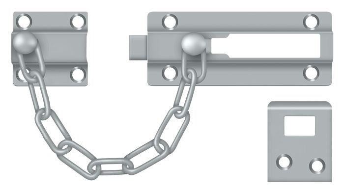 DELTANA Deltana CDG35U26D Door Guard Chain Doorbolt Satin Chrome
