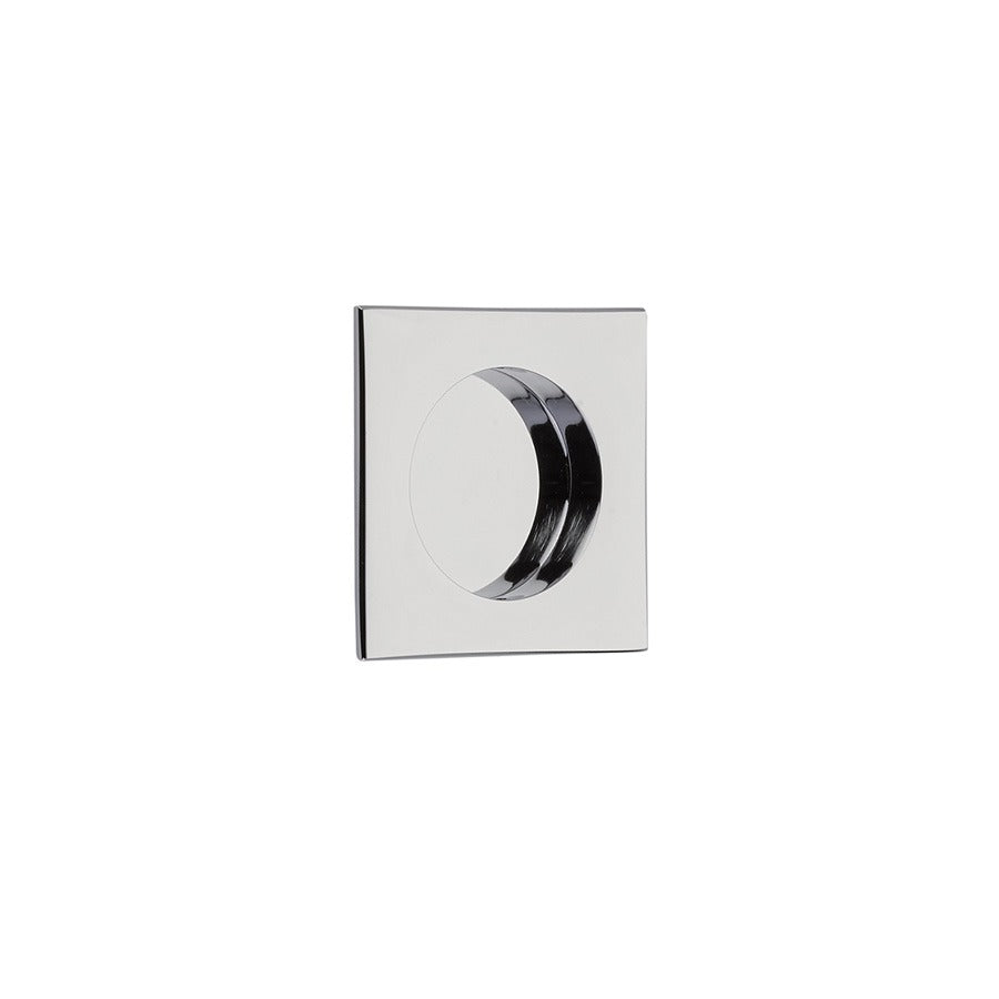 EMTEK Emtek 2213US26 Square Flush Pull Polished Chrome