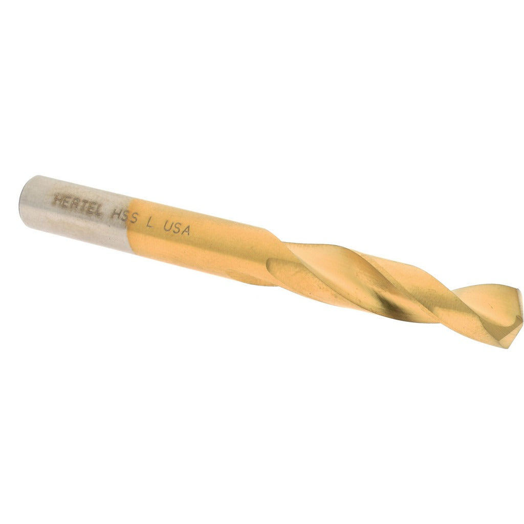 HERTEL Hertel 66693490 Screw Machine Drill Bit Letter L Tin Hss