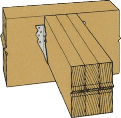 SIMPSON STRONG-TIE Simpson Strong Tie U26-2 Joist Hanger 2x6 Galvanized Steel