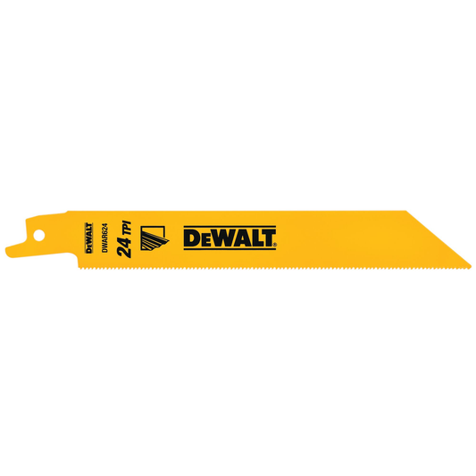 DeWalt DW4813 Metal Cutting Reciprocating Saw Blade 6 Inch 24 TPI