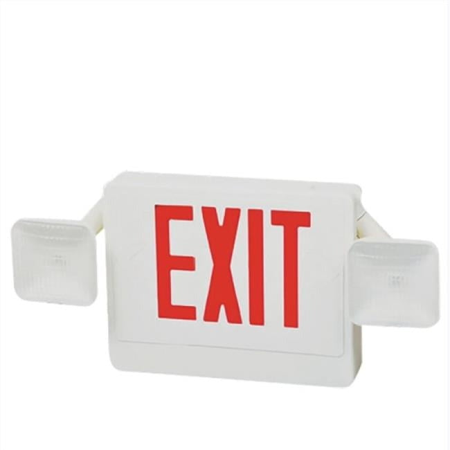 CYBER TECH LIGHTING Cyber Tech Lighting E2FLEDX-RD LED Exit Sign 2.4W (Two Adjustable Heads)