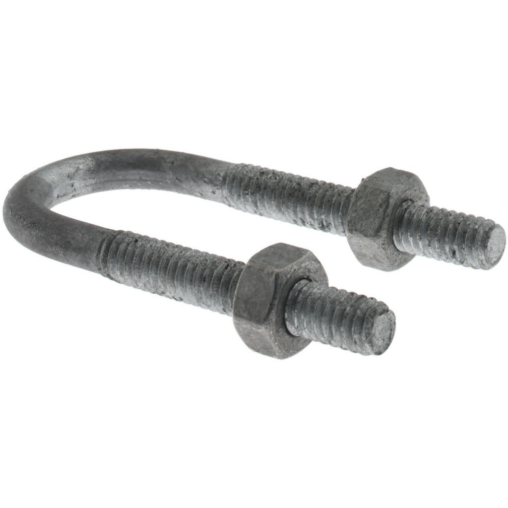 GIBRALTAR Gibraltar GIB53011 Round U-bolt 3/8 Inch Pipe Steel