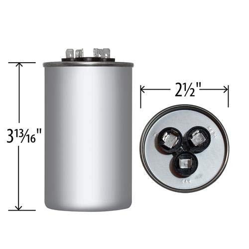 MARS Mars 12816 Dual Run Capacitor 80+7.5 Mfd 440V Round