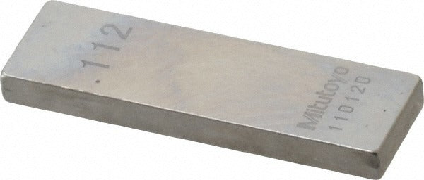 MITUTOYO Mitutoyo 611152-531 Steel Gage Block 0.112 in Grade 0