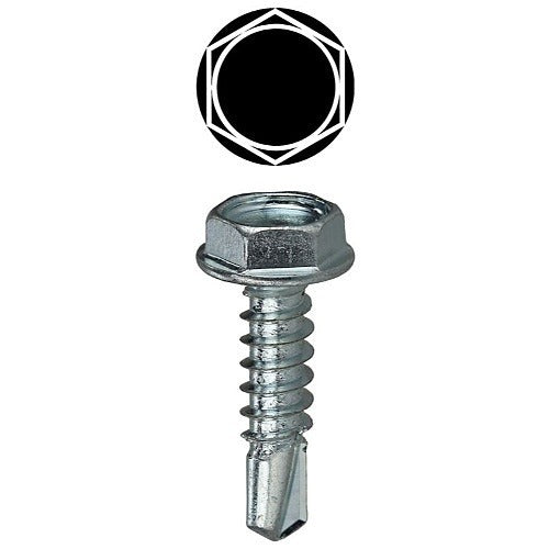 DOTTIE L H Dottie Co TK100 Hex Head Self-drilling Screw Kit