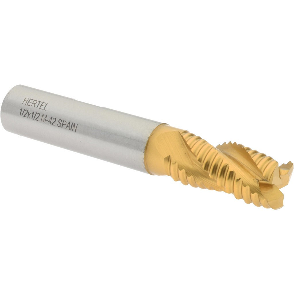 HERTEL Hertel 84511773 Roughing End Mill 1/2 in 3 Flute Cobalt