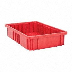 QUANTUM STORAGE SYSTEMS Quantum Storage DG92035RD Dividable Storage Tote 75 Lb
