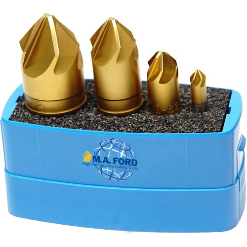M.A. FORD M.A. Ford 79T000011 Countersink Set (60 Degree, 4 Pc) 79380