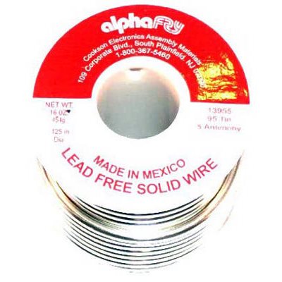 TRUE VALUE AM13955 Alpha Metals 16-oz. .125-Diameter Lead-Free General-Purpose Solder