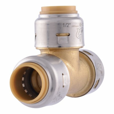 SHARKBITE Sharkbite U362LFA 1/2 Inch Lead Free Push Fit Tee Fitting