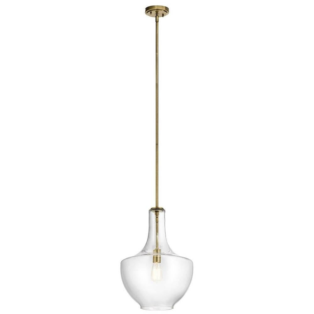 KICHLER Kichler Kich 42046nbr Pendant Light 100W Natural Brass