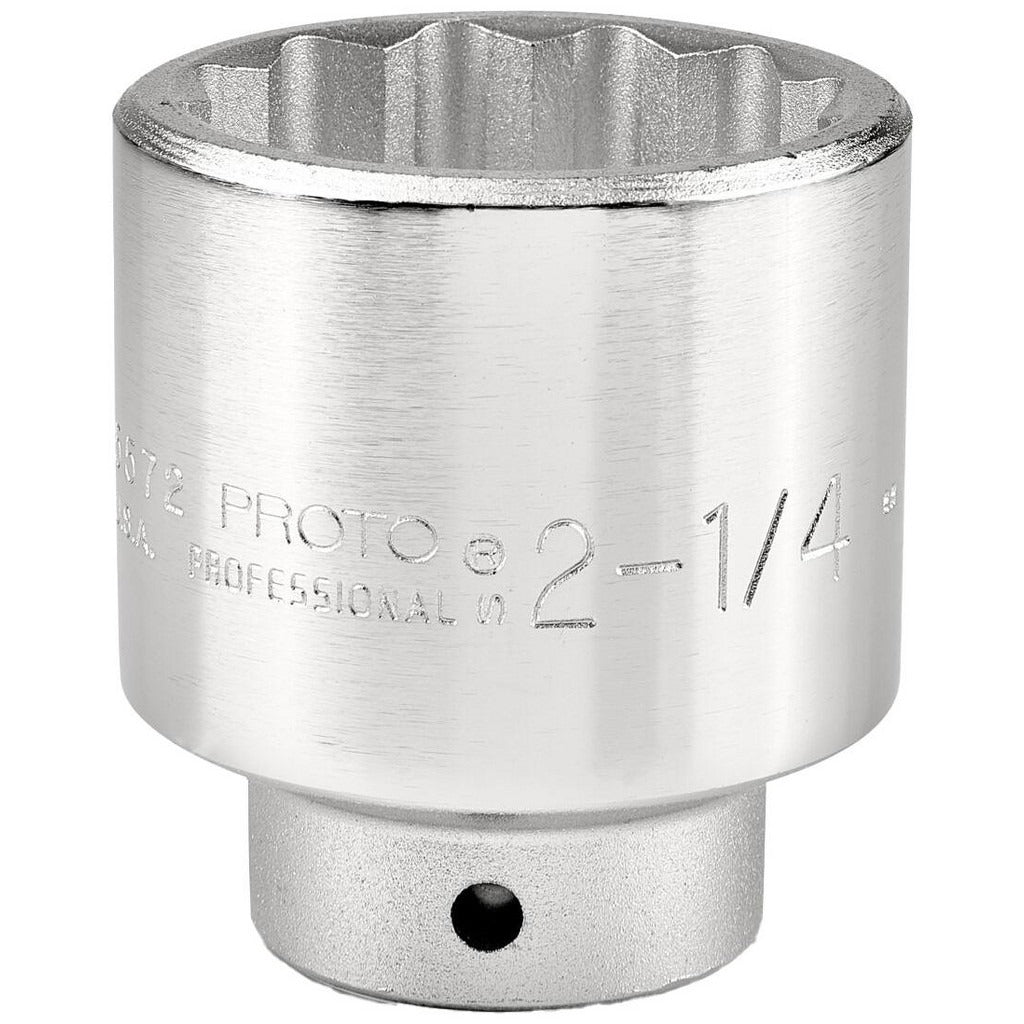 PROTO Proto J5572 Hand Socket 2-1/4 in 12-point 3/4 Drive