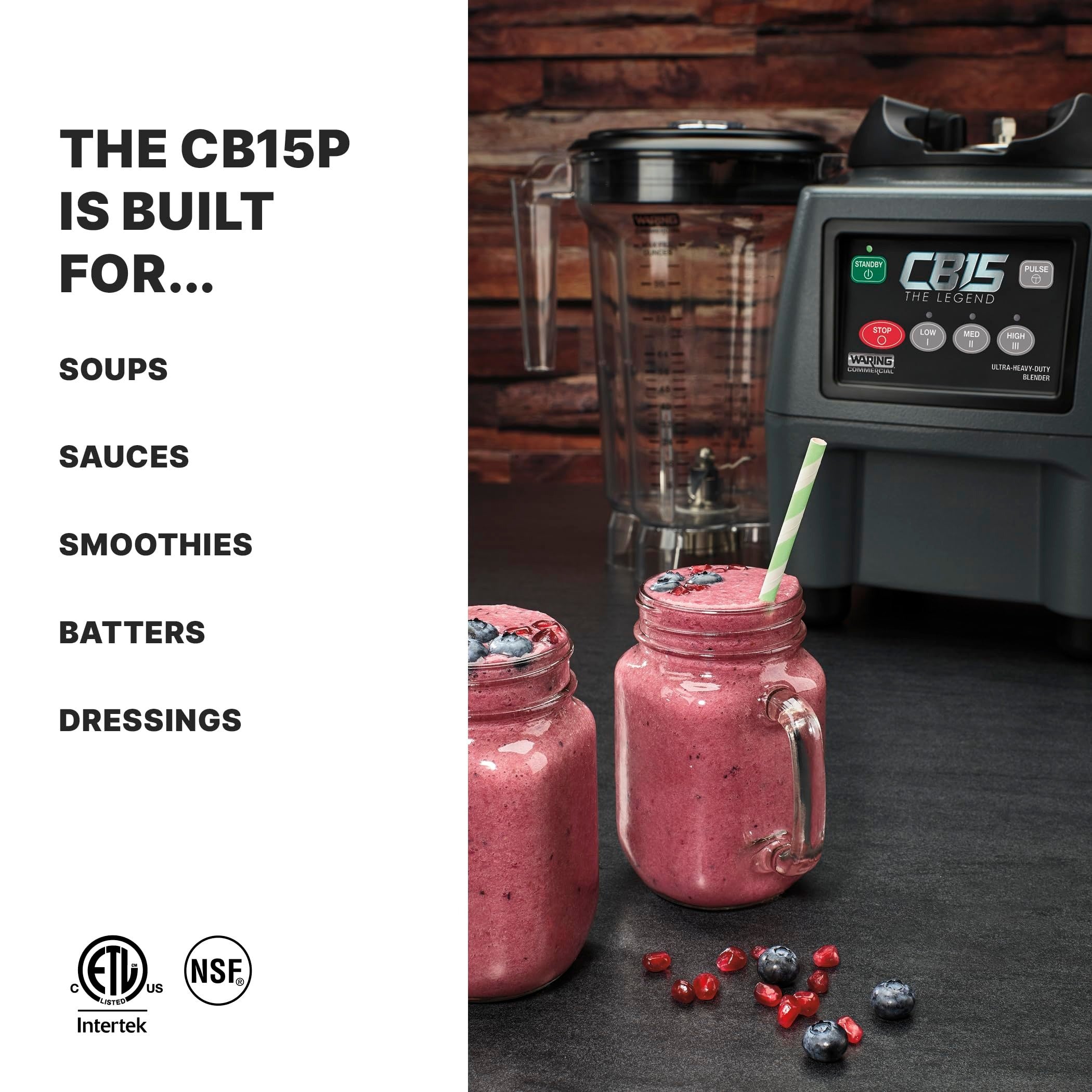 WARING-QUALHEIM Waring-qualheim CB15 Commercial Blender Series