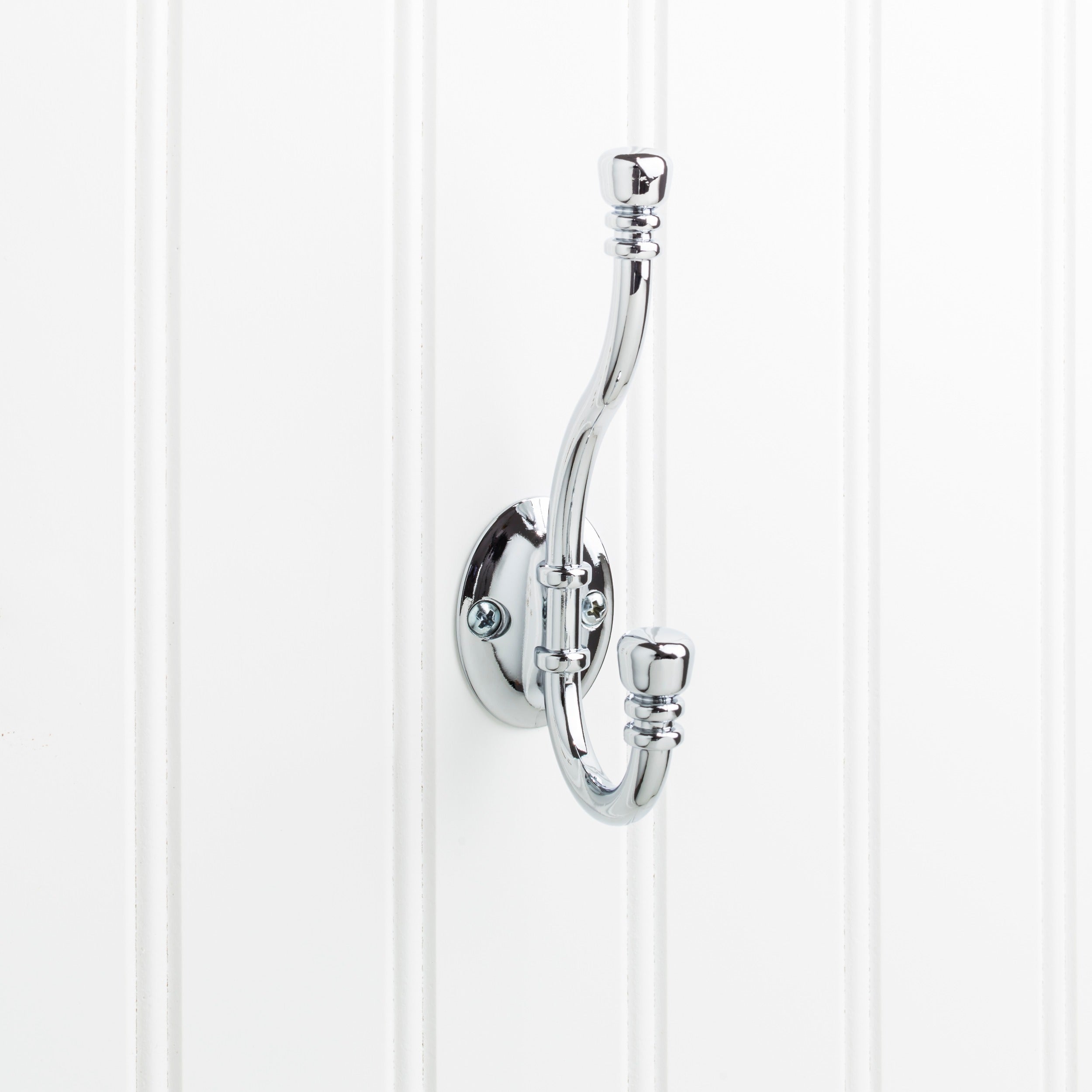 ELEMENTS Elements YD50-518PC Double Prong Wall Hook Polished Chrome