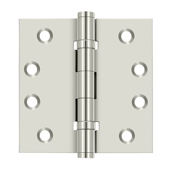 DELTANA Deltana DSB4B14 Square Hinge Ball Bearing Bright Nickel