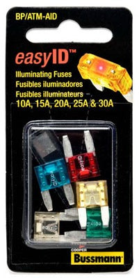 BUSSMANN Cooper Bussmann BP/ATM-AID Mini Blade Fuse Assortment 5pc