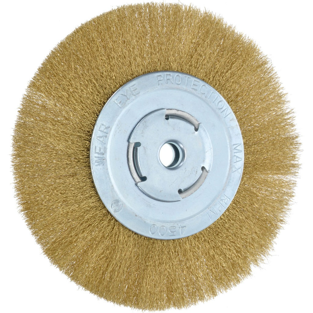 VALUE COLLECTION Value Collection 0320012320 Wheel Brush 8 in Crimped Brass