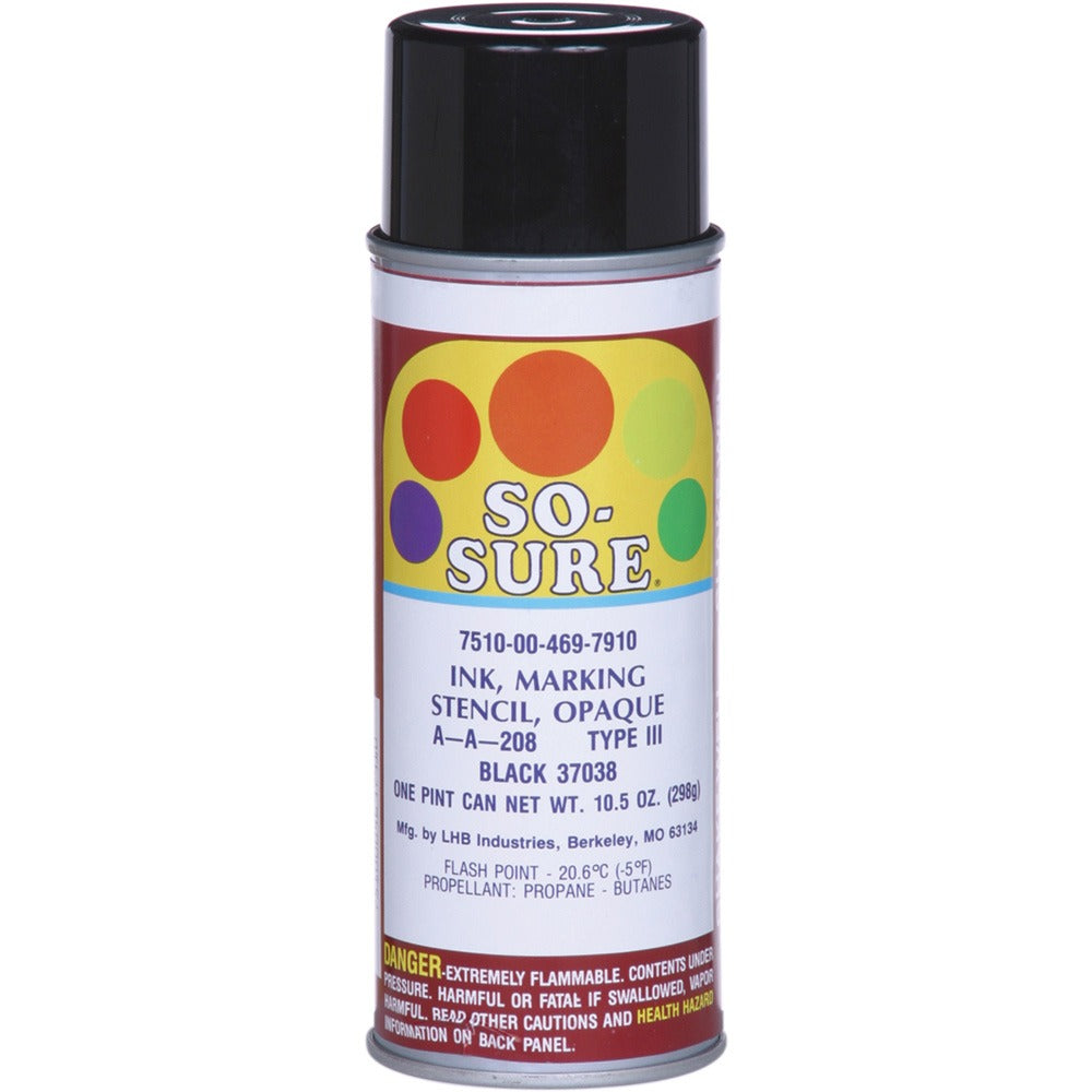 ABILITYONE Abilityone 7510004697910 Stencil Ink Black 10.5 Oz