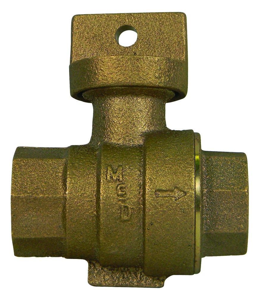 A.Y. McDonald 5131-350 1 in. FIP Stop and Drain Ball Valve M76001K