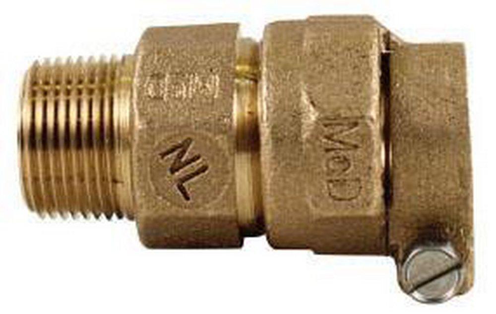 A.Y. McDonald 5142-123 1 in. Compression x MNPT Brass Coupling