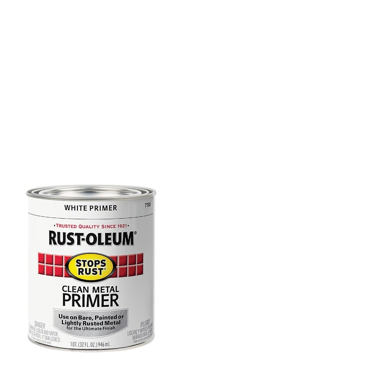 RUST-OLEUM RUST-OLEUM 7780502 Clean Metal Primer White 1 Qt
