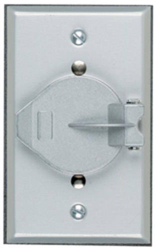 PASS & SEYMOUR Pass & Seymour 3778 Weatherproof Self-Closing Cover 15A 125V (Horizontal)