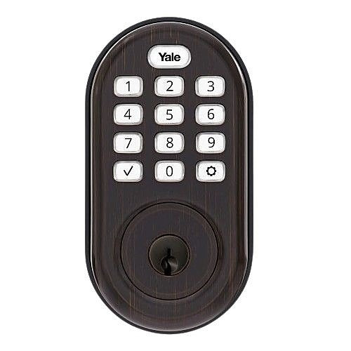 YALE Yale Residential YRD216-NR-0BP Pushbutton Smart Lock
