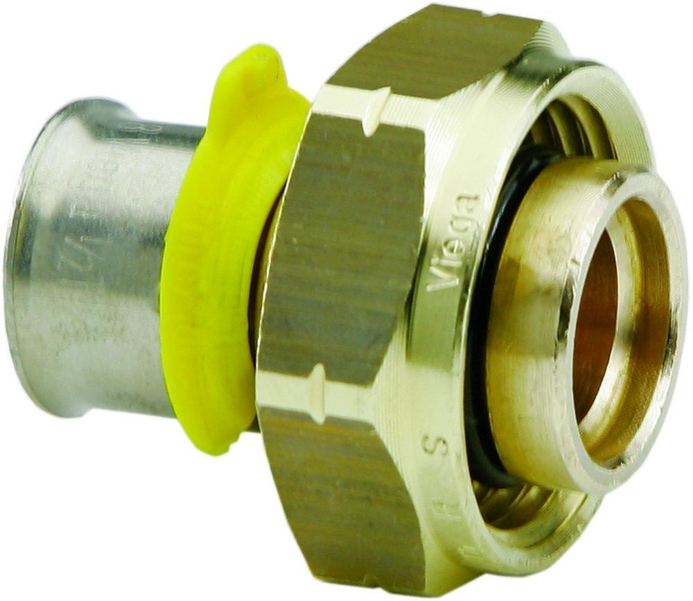 Viega 89413 5/8 in Bronze PEX Press x 5/8 in SVC Manifold Adapter