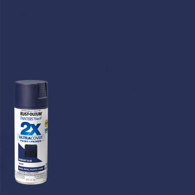 RUST-OLEUM Rust-oleum 249854 Satin Midnight Blue Spray Paint 12 Oz
