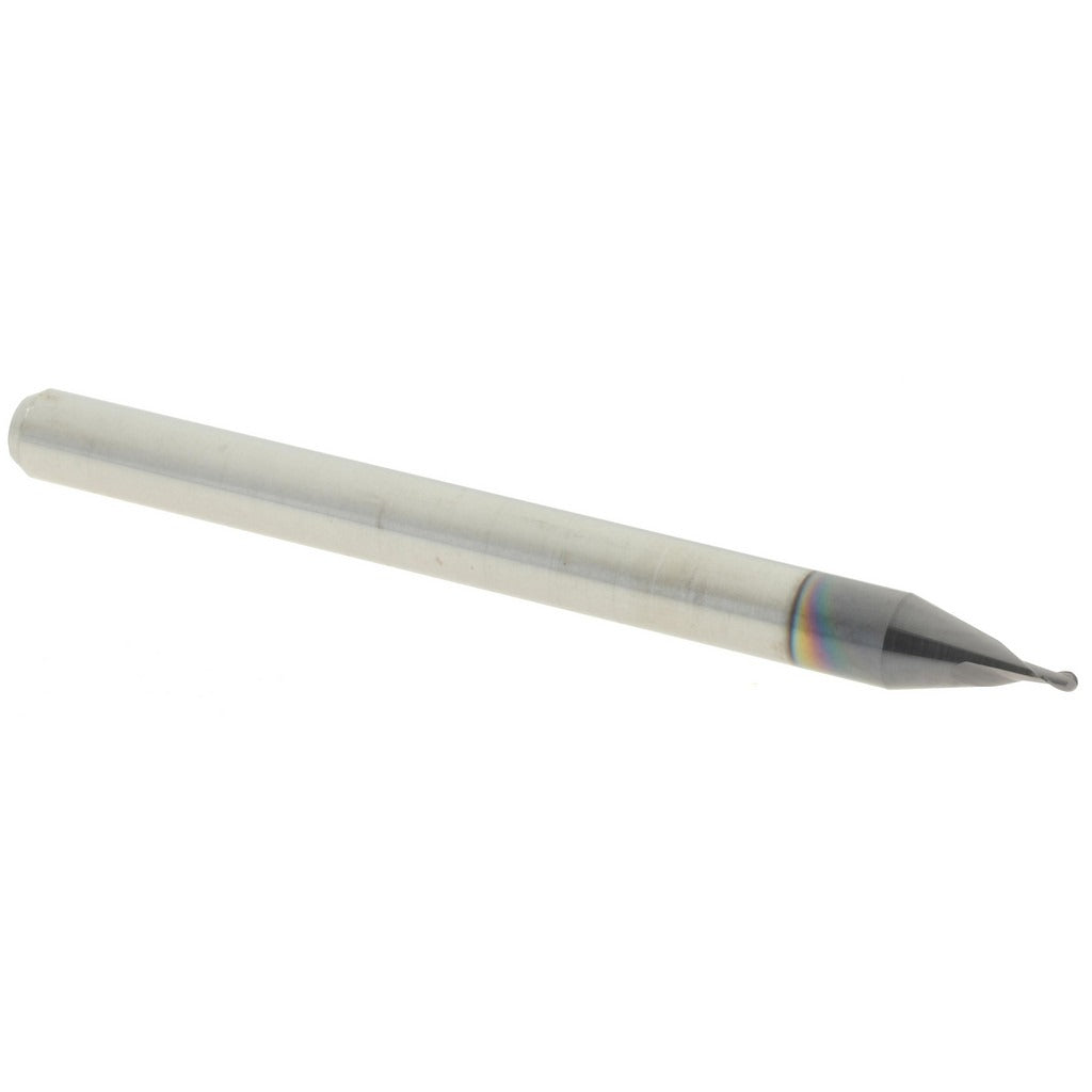 ACCUPRO Accupro 14797402 Ball End Mill 0.026 in 2 Flute Carbide Altin