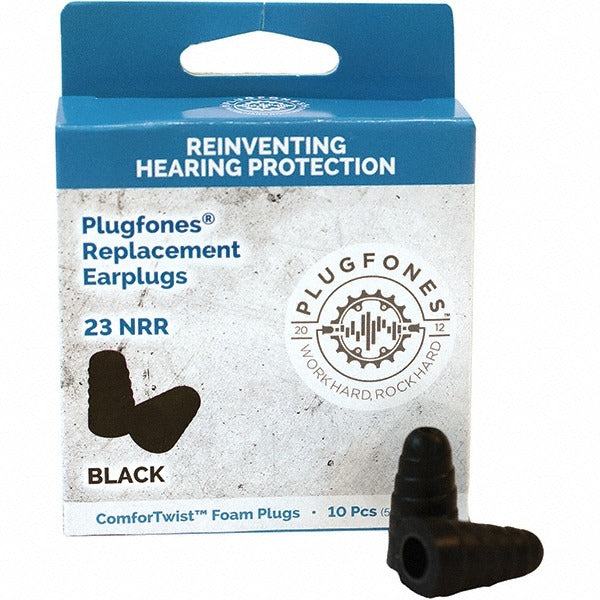 PLUGFONES Plugfones PRP-FB10 Reusable Audio Earplugs 23 Db 5 Pack