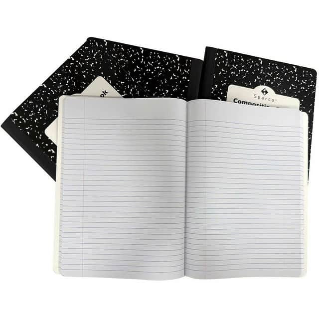SPARCO Sparco SPR00333 Composition Book College Ruled 100 Sheets 12-Pack