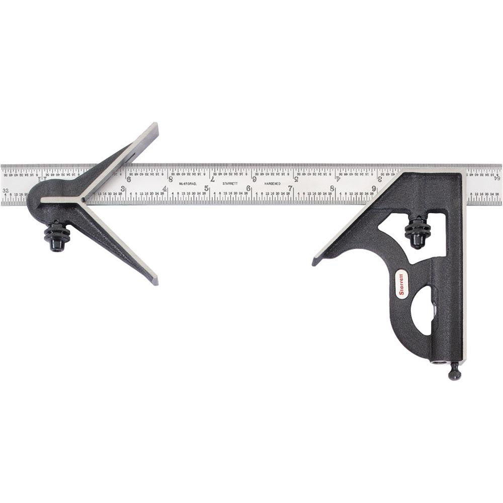 STARRETT Starrett 56367 Combination Square Set 12 in 3 Piece