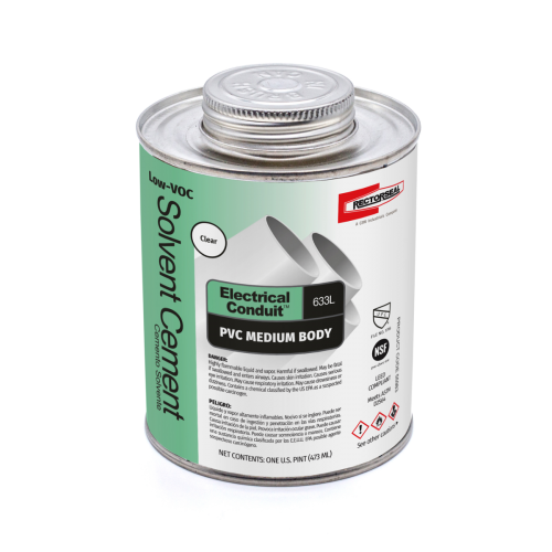 RectorSeal 55996 633 Liter Quart Medium PVC Solvent Cement