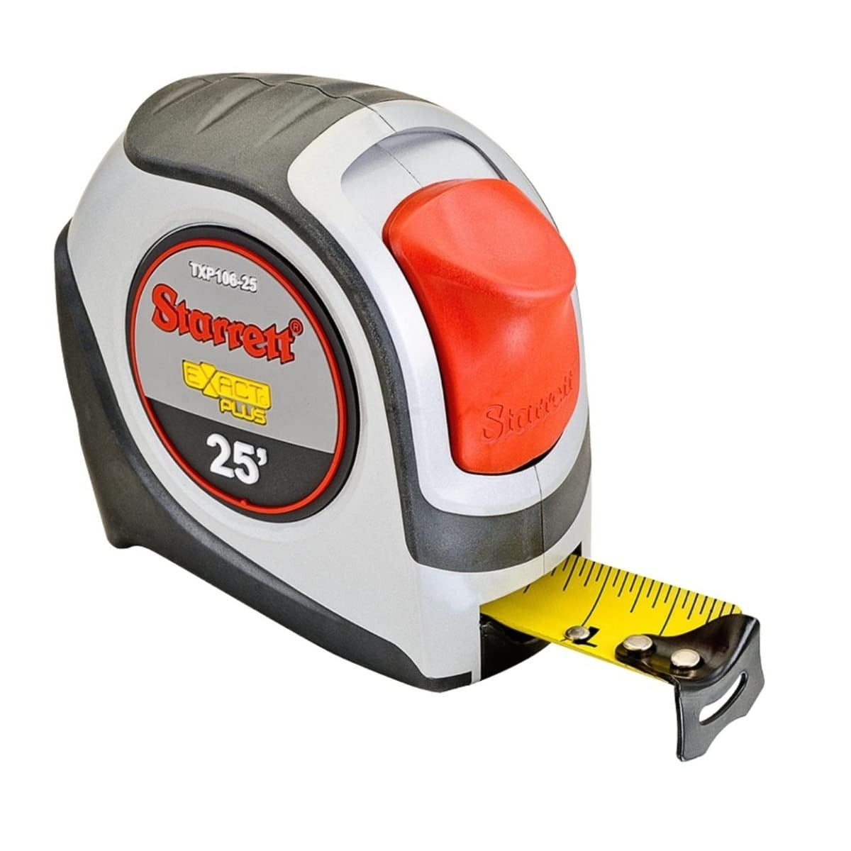 STARRETT Starrett KTXP106-25-N Exact Plus Retractable Imperial Pocket Tape Measure 1.06 in x 25 ft