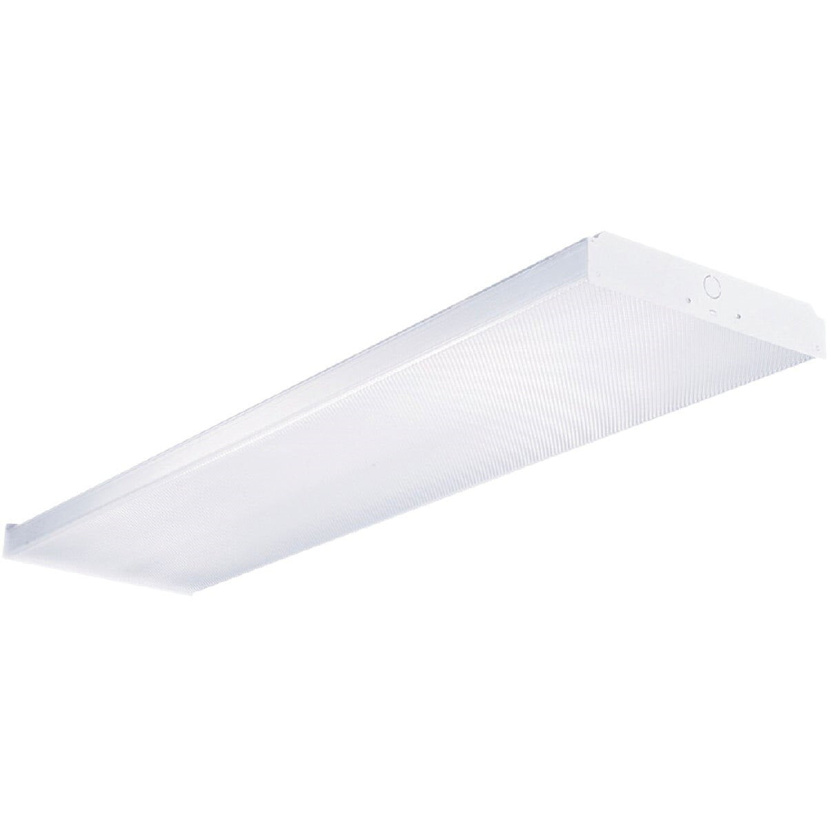 METALUX METALUX WN432R Fluorescent Wraparound Ceiling Light Fixture 4 Ft. 4-Bulb
