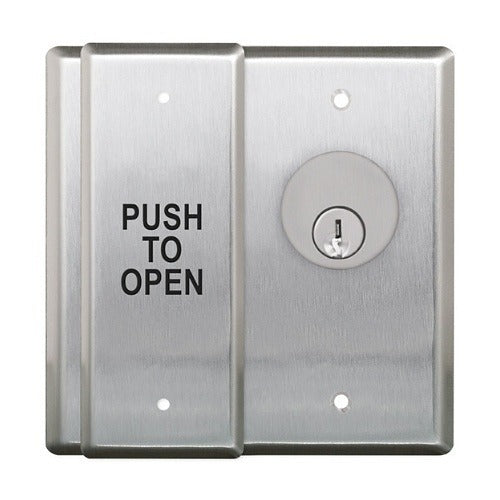 CAMDEN DOOR CONTROLS Camden Door Controls CM-2510/4-WT Key Switch Gang