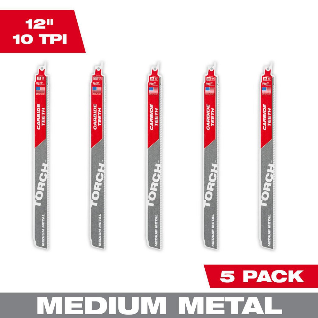 MILWAUKEE Milwaukee Tool 48-00-5553 Reciprocating Saw Blade 5-pack