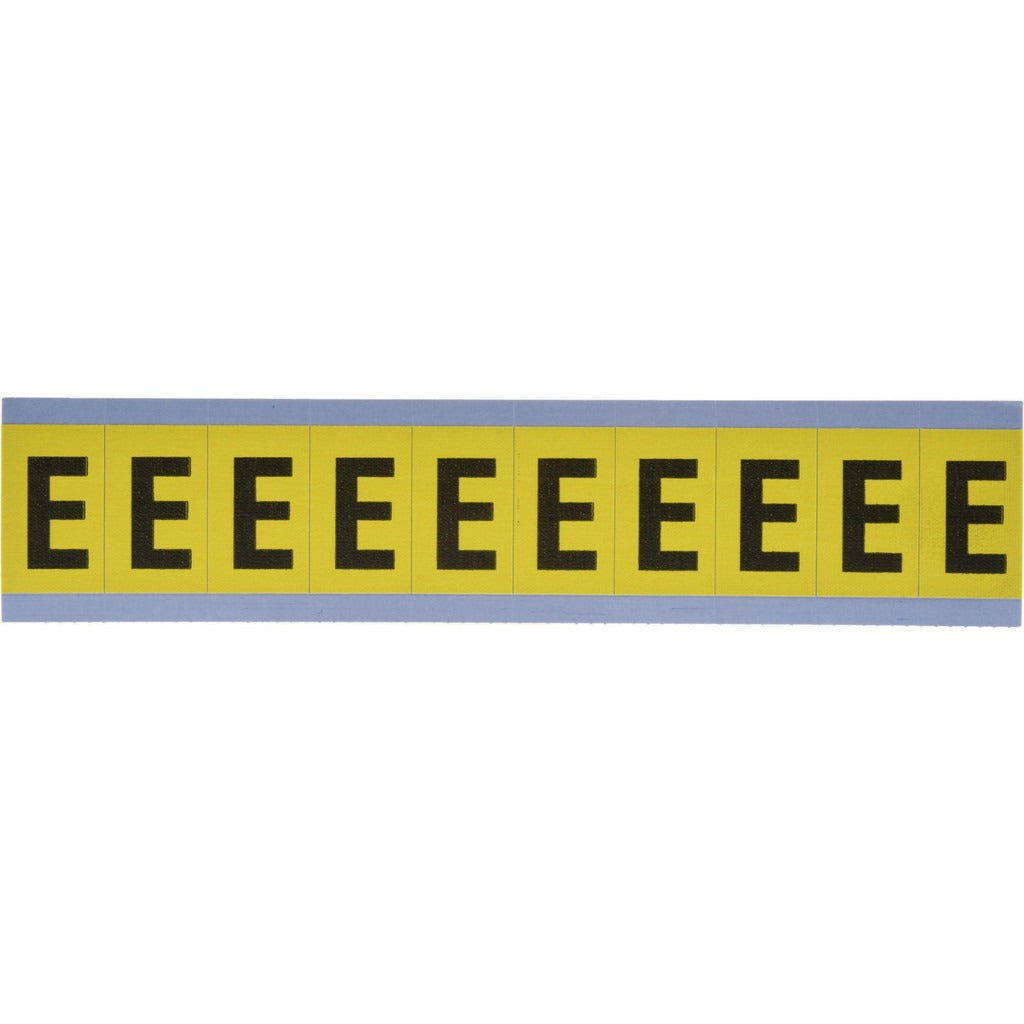 STRANCO Stranco SB4-E Letter E Label Vinyl Removable Adhesive